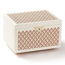 Vee&In.ジュエリーボックス、宝石類の収納箱、ブレスレット/金の宝石類のネックレスのための良質の純木の宝石類のオルガナイザー、ギフトの考え 、ジュエリーの整...