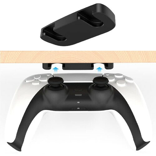ARINKURIN 壁掛け 収納 PS5 / PS4 / Xbox One/S/X/360/ Switchプロ コントローラー 壁掛け ホルダー スタンド 保証書付き 両面テープ 社外品 デスク下に収納 (PS5/PS4)