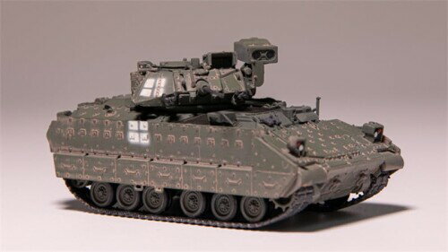 1:72 完成品 ウクライナ for ドラゴン Ukrainian M2A2 ODS Bradley Infantry Tank Pure color Tank Pre-built Model モデル 陸軍戦車