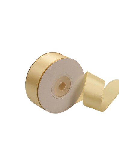 青未了 リボン 幅25mm 長さ18メートル サテンリボン ラッピング リボンテープ 手芸 プレゼント 花束 ribbon シャンパン