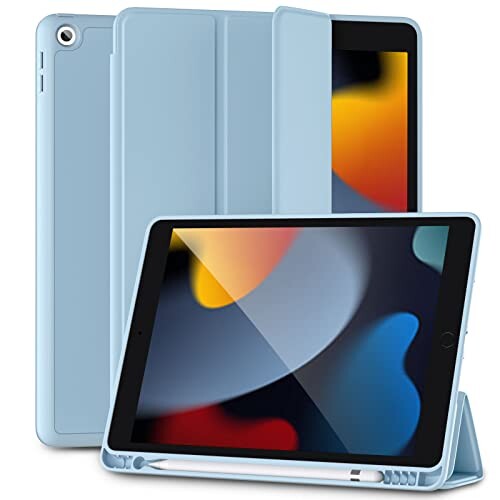 Maledan iPad 8 P[X 2021/2020 iPad 10.2 P[X yV[ y Ռz TPU X^h@\t I[gX[v/EFCN iPad 9 P[X iAWTCj