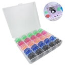 注意... |
![YUHENGCT 家庭用ミシン ボビン 収納ケース付 ボビンホルダー 透明 プラスチ 裁縫道具 汎用 手芸 DIY セット 変形しない 繰り返し使える 25個