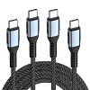 USB Type C ケーブル (2本セット, 1m) Popolier 高速データ転送 タイプc 急速充電 ...