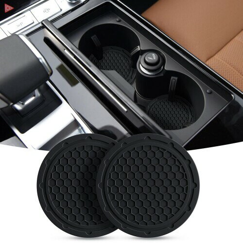 ALIOBC 車 コースター シリコン おしゃれドリンクホルダーマット クマの爪柄 車用カップホルダーコース..