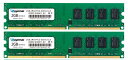 4GB DDR2 667MHz 667 PC2-5300 5300U 2GB×2枚 デスクトップPC用 メモリ 1.8V CL5 Non-ECC RAM Memory