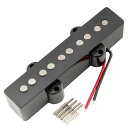 Artec JOA5 アルニコ5 ヴィンテー Jazz Bassピックアップ 6.9K 5弦ジャズベースブリッジ用、 ブラック