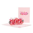 Paper Spiritz 3D立体カードグリーティングカード母の日カードお母さんの誕生日カード…