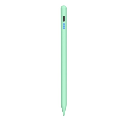 KIROSA タッチペン アップルペンシル ipad用 ペンシル 極細 軽量 傾き感知/磁気吸着/誤作動防止/自動電源OFF機能 交換用ペン先付き