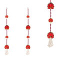 Aditri Creation 2個セット ピンク ロータス ストリング 壁掛け 装飾 ホーム ドア ウォール テンプル インドの結婚式 フェスティバル デコレ...