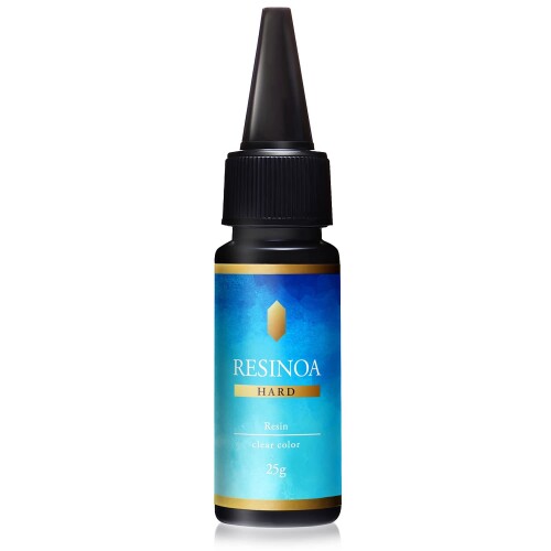 RESINOA レジン液 25g 日本製 UV-LED対応 ハードタイプ 透明 クリアカラー レジノア