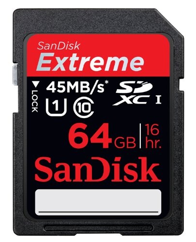 SanDisk Extreme SDHC SDXC UHS-1Class10 64GB SDSDX-064G-J35