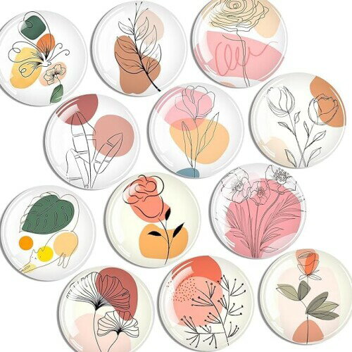 Qualsen マグネット 磁石 12個 ホワイトボード マグネット 可愛い 綺麗 冷蔵庫磁石 ホワイトボード オ..