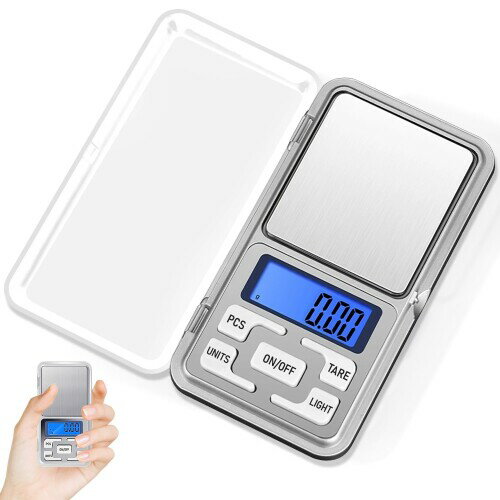 はかり デジタル 0.1g デジタルスケール 0.1g精密測定 500g対応 超薄型ポケットスケール プロ用電子秤 電子天秤 操作簡単 様々な材料の計量可能(4)