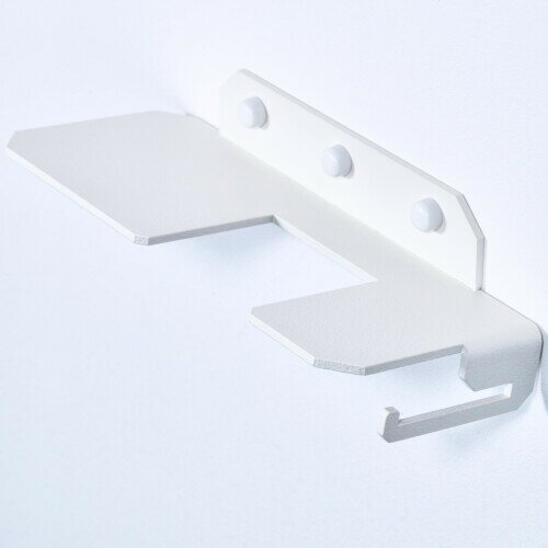 MagoroLabo ドライヤーホルダー 壁掛け 賃貸 石膏ボード 壁に付けられる家具 壁を傷つけない ドライヤ..