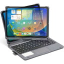 360°回転スタンド iPad 10 キーボードケース 一体型 タッチパッド搭載 アイパッド iPad 第10世代 Bluetooth バックライト 多角度調整 キーボード 2022年 10.9インチ 180度フリップ キーボードケー