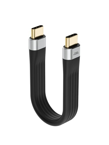 CableCreation ZUSB C to USB C 3.1 Gen 2P[u,d͓] 60W 3A[dP[u 4KrfIo͕t10Gbps f[^],MacBook Pro, Galaxy S20, SSD, iPad PromiPhone 15AiPhone15Pro MaxɓKp, 0.12M/ubN