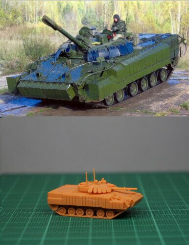 1/144 Russian BMP-3 ERA Infantry Fighting Vehicle Resin Kit