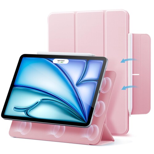 ESR iPad Air 11C`(M2) P[X(2024) iPad Air 5/4 P[X(2022/2020)AiPad Pro 11 P[X(2018)p ̓}OlbgzAXȎO܂X^hP[XAPencil Pro/USB-CSΉAEF