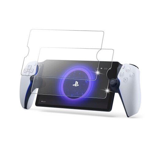 Iesooy For PlayStation Portal 用保護フィルム PS Portal対応用 ガラス フィルム 強靭9H/極薄/気泡ゼロ/指紋防止/撥油撥水/飛散防止/貼付道具付き