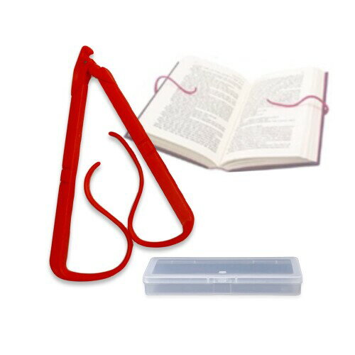 (Specca) ブッククリップ ブックストッパー (ページオープナー ページホルダー) (レッド)