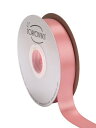 ダスティローズサテンリボン 25mm幅 ダブルフェイス クオリティサテン - ギフトラッピング、ウェディング、招待状、クラフト、アパレル、ヘッドバンド用 - 4...
