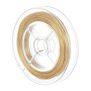 BENECREAT 本物14Kメッキ ワイヤー 11.7m 20ゲージ ゴールデンカッパー ビーズ ワイヤー ブレスレット ネックレス チャーム ビーズ ジュエ...