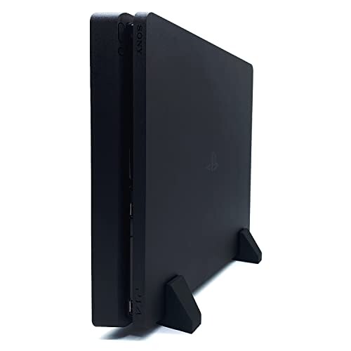 XM&QY PS4 Slim 縦置きスタンド PlayStation4 Slim シリコンフットスタンド 安定したベースマウス滑り止めフィート付き十分な冷却スペース