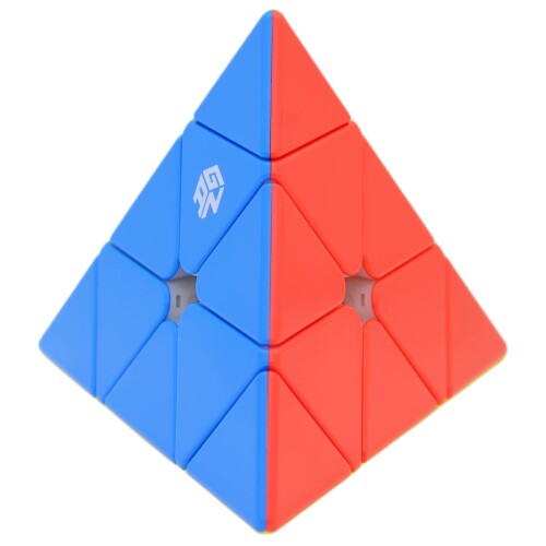 Bucubke GAN Pyraminx Standard 36 磁気パズルステッカーレスマジックキューブ 3x3 磁石内蔵 三角形 GAN ピラミッドマグネットスピードキューブ 標準版
