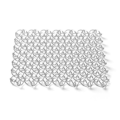 CAMPGEEKS 鍋敷き断熱パッドスプリングネット滑り止め付 304ステンレス屋外キャンプホームキッチン防止..