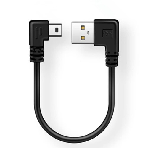 KKM-uV[USB 2.0 ~jP[u USB(A)IX-USB(miniB)IX L^E90ϊP[u bLt 480Mbps̃f[^][h c (0.6mL*EL 1{)