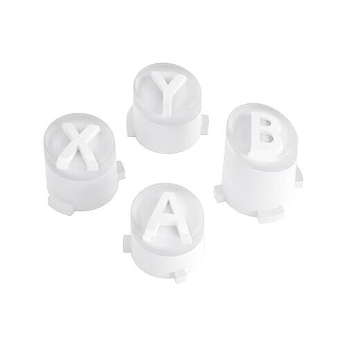 eXtremeRate xbox series X&Sコントローラーに対応用交換カスタムABXYアクションボタン、xbox one S/X、elite V1/V2コントローラー向けの3トーンクラシック・シンボルABXYキー