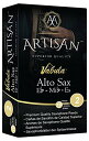 Artisan アルトサクソフォンリード。 Eフラット。 Box Of 10.丈夫で長持ちし、最高のグレードの杖でフルサウンドを実現 強さ2