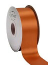 コパーサテンリボン 50mm幅 ダブルフェイス クオリティサテン - ギフトラッピング、ウェディング、招待状、クラフト、アパレル、ヘッドバンド用 - 45メート...