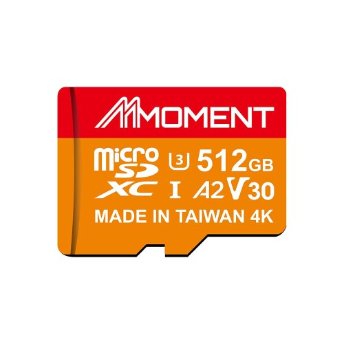 MMOMENT 512GB A2V30 MicroSDXCカード Gopro対応 SDアダプター付