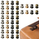 (Doyime) ドロップハンドル トチカン 40個セット 4色 レザークラフト リベット スタッド ジョイント金具 回転式 バックル 留め具 金具 手芸 パー...