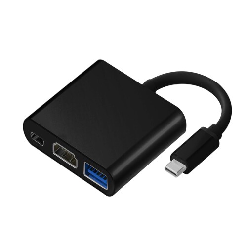 USB Cnu Type-C to HDMI ϊA_v^[ (4K 𑜓x hdmi|[g+USB 3.0|[g+type c}PD[d|[g)Type cnu ^Cvc ϊA_v^ 1080P 4KΉ switch/MacBook Pro(2018-2020)/MacBook(2018-2020) / MateBooki14-1