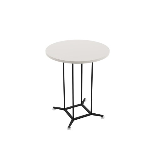 円形の白いサイドテーブルリビング低円形のコーヒーテーブル、寝室のコーヒーテーブル、組み立てやすい。