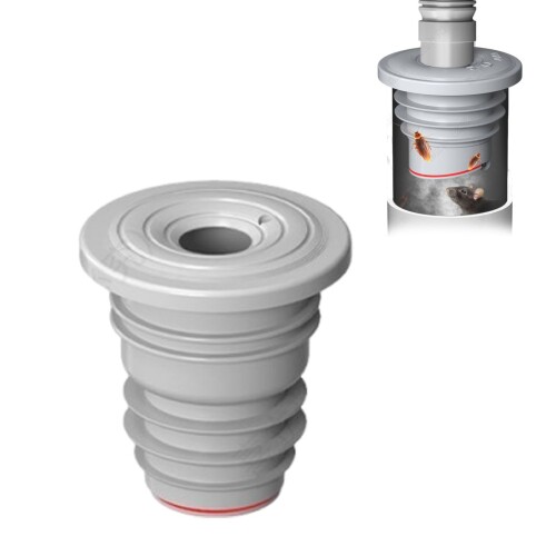 CHANJIF 排水口カバー 洗濯機排水口カバー 防臭キャップ 自動で閉ま 磁気バージョン るカバー ソフトシ..