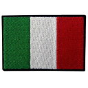 イタリア 国旗 紋章 イタリアの アップリケ 刺繍入りアイロン貼り付け/縫い付けワッペン
