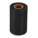 PATIKIL 100mmx100m 熱転写プリンター用インクリボン 熱転写用インクリボン 熱転写式インクリボン 1ロール 25mmコア インクアウト 紙ラベル...