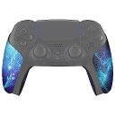 eXtremeRate PlayVital ps5コントローラーに対応する滑り止め汗吸収グリップ、ps5コントローラーやに対応するソフトラバーパッドハンドルグリ...