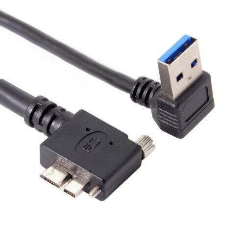 CY Cable Micro USB3.0 VOXN[bN pxtUSB3.0f[^ 5Gbps dP[u 90x px^Cv VRYƗpJRs[^p (0.5m)