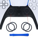 eXtremeRate ps5コントローラー(BDM-010 BDM-020 BDM-030 BDM-040 BDM-050)に対応用取り替えるアクセサリー、ピュアカラーの交換リング-コントローラーは含まれていません(2)