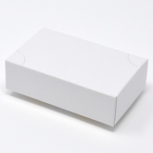 名刺箱 紙製 4号 窓無し 小箱 白 (L/27mm-50個)