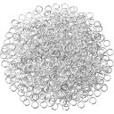 丸カン シルバー 3mm 約200個入り ジャンプリング マルカン リング 金具セット 基礎パーツ ジュエリー DIY用 手芸用品 クラフト用品 アクセサリーパ...
