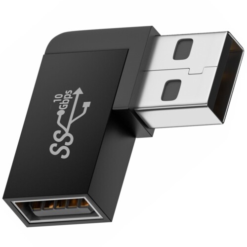 S8 fine-R USB3.0 USB A X USB-A IX ϊA_v^ ϊ L L^ 90 AtoA ]10Gbps }[d d3A 4X^C2 XfUC (PLیi) (AATChxg ubN)