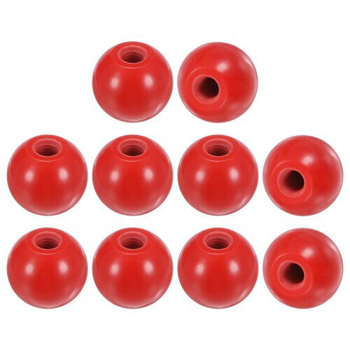 M METERXITY 10個入りのねじ込み式ボールノブ M12メスねじ40mm径。旋盤/機械/芝刈り機用の熱硬化性ボー..