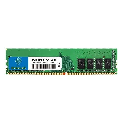 16GB ǥȥåץ PC4-21300 DDR4-2666 1RX8 UDIMM PC RAM 288Pin 1.2V CL19 Unbuffered NON-ECC