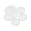 (PATIKIL) 10mm スチールディスク 120個 丸い金属スタンピングブ ランクタグ マグネットマウント彫刻スタンピング宝石クラフト用