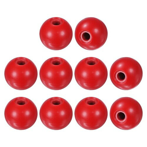 M METERXITY 10個入りのねじ込みボールノブ M8女性スレッド30mm直径。旋盤/機械/芝刈り機用の熱硬化性..